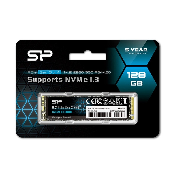 Ổ cứng SSD Silicon Power A60 128GB SP128GBP34A60M28