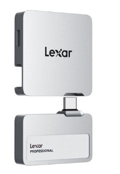 Ổ cứng SSD di động Lexar Professional Go with Hub SL400 2TB Silver LSL400S002T-RNSNG