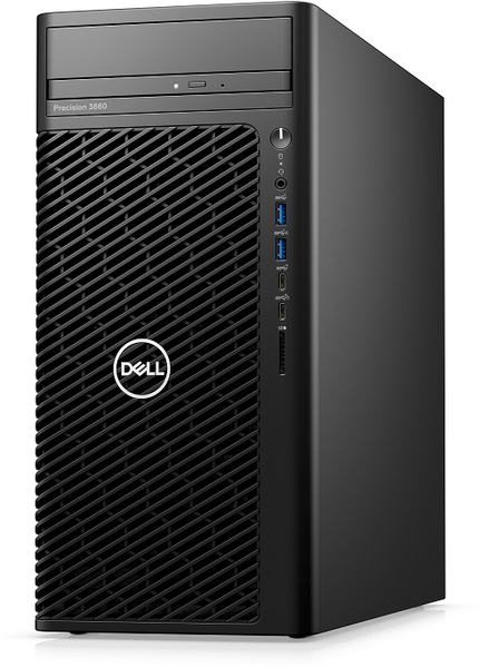 Máy tính trạm Dell Precision 3660 Tower 70287695 (i7-12700K/ 16GB/ 1TB/ DVDRW/ A2000 6GB/ KB_M/ 500W PSU/ Ubuntu/ 3Yr)