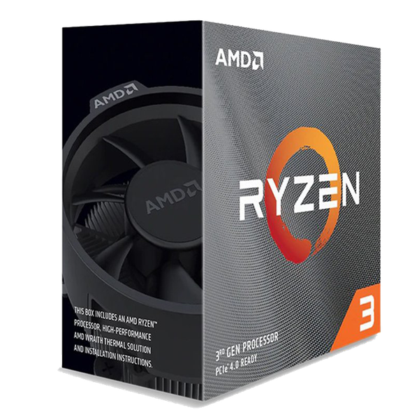 CPU AMD Ryzen 3 3100, Wraith Stealth cooler/ 3.6 GHz