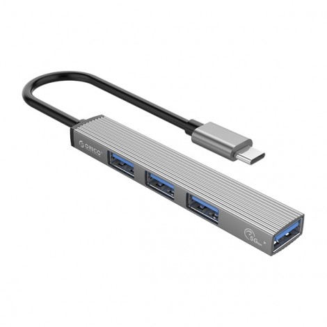 Bộ chia Type C ra 4 cổng USB 3.0 & 2.0 Orico AH-13-GY-BP