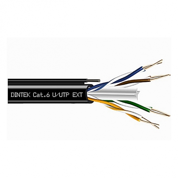 CÁP MẠNG DINTEK CAT 6 1101-04057 NGOÀI TRỜI CÓ THÉP GIA CƯỜNG LỰC