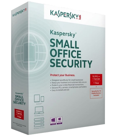 Phần mềm diệt virus Kaspersky Small office Security (KSOS 1 Server + 10 PC)