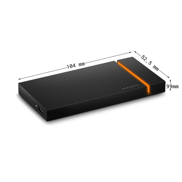 Ổ cứng di động FireCuda Gaming SSD 500GB – Portable USB-C NVMe – STJP500400