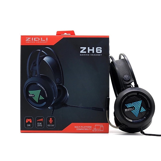 Tai nghe ZH6 3.5mm (USB, LED, Au, Mic ) - Pro/A (Gaming/ Box)