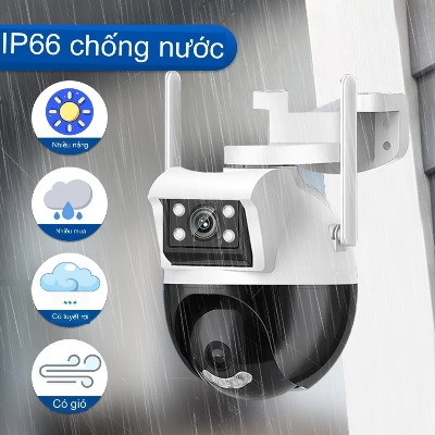 Camera Xoay2 mắt kép h2 Mắt Mode 2305D