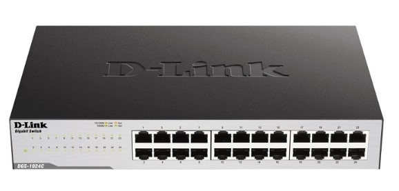 Switch D-Link 24 port Cổng 1Gigabit DGS-1024C (Vỏ Sắt)