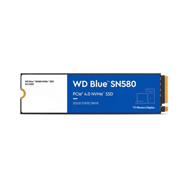 Ổ CỨNG SSD WD SN580 BLUE 250GB M.2 2280 PCIE NVME 4X4 (ĐỌC 4000MB/S - GHI 2000MB/S) - (WDS250G3B0E)