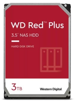 HDD WD Red Plus 3TB 3.5 inch 128MB Cache 5400RPM WD30EFZX