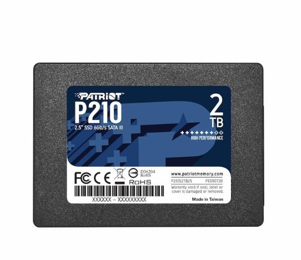 ố cứng SSD PATRIOT P210 dung lương 2TB 2.5inch SATA3 P/N p