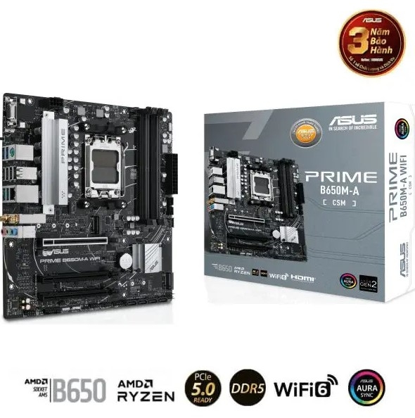 Bo mạch chủ ASUS PRIME B650M-A-CSM