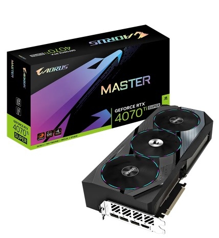 VGA Gigabyte RTX 4070 Ti Super Aorus Master 16GB GDDR6X (N407TSAORUS M-16GD)