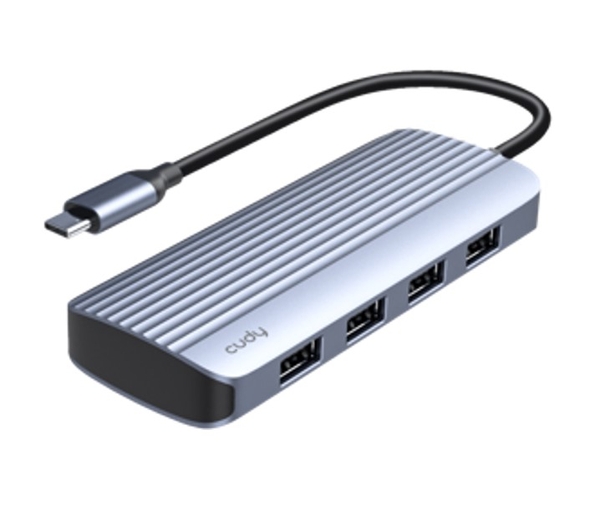 Bộ chia USB Type C sang 1 cổng HDMI và 5 cổng USB-A