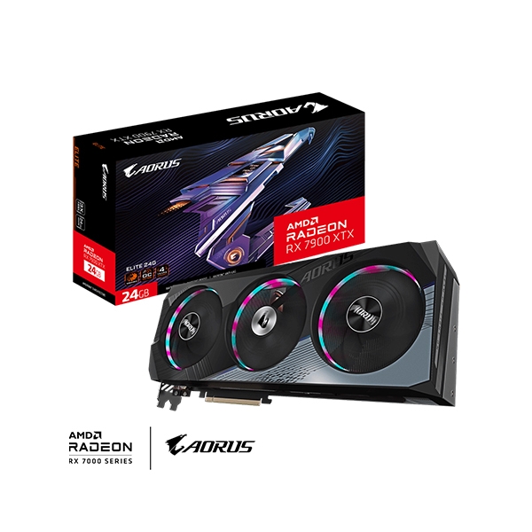 GIGABYTE AORUS Radeon RX 7900 XTX ELITE 24G 24GB GDDR6 R79XTXAORUS E-24GD