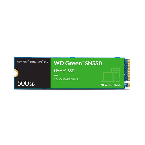 Ổ Cứng SSD WD Green SN350 500GB M.2 2280, PCIE NVME Gen 3x4 (WDS500G2G0C)