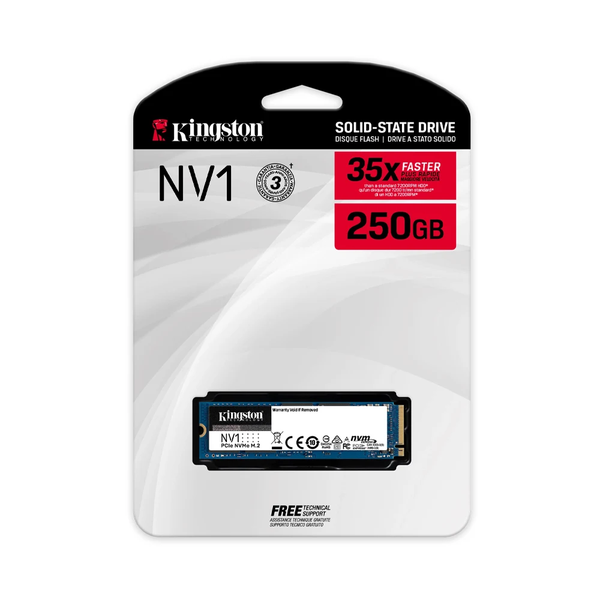 SSD Kingston NV1 250GB M2 2280 NVMe (SNVS/250G)