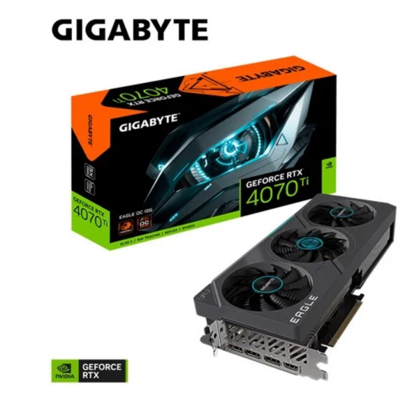 GIGABYTE GeForce RTX 4070 Ti EAGLE OC 12G 12GB GDDR6X (N407TEAGLE OC-12GD)