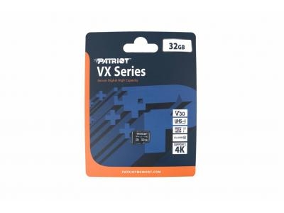 Thẻ nhớ Patriot VX V30 - 32GB MICRO SDHC V30 w/o Adaptor (New)