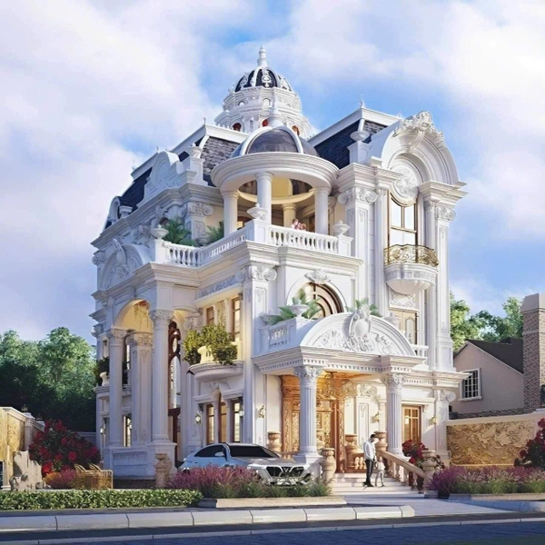 Biệt thự tân cổ điển 3 tầng đẹp