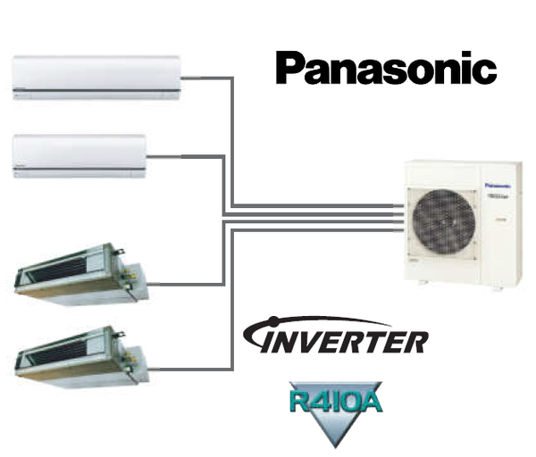 Dàn nóng Multi Inverter Panasonic CU-3S28SBH (7.5kW) - 3.0HP