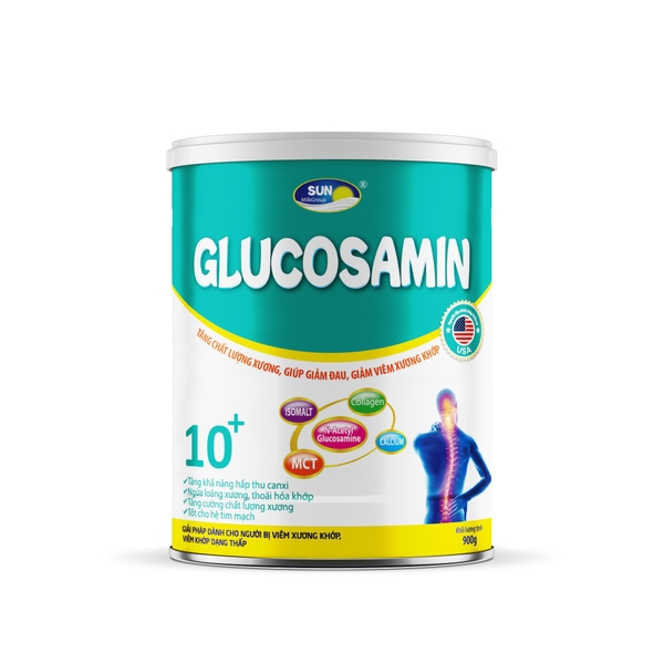 Sữa GLUSOSAMIN SUN Milk Group 900g – Sản phẩm tăng chất lượng xương, giúp giảm đau, giảm viêm xương khớp.