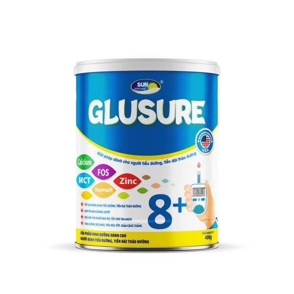 Sữa GLUSURE SUN Milk Group 400g – Giải pháp dinh dưỡng dành cho người tiểu đường, tiền đái tháo đường.