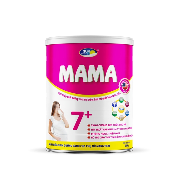 Sữa MAMA SUN Milk Group 400g – Giải pháp dinh dưỡng giúp cho mẹ khỏe, thai nhi phát triển toàn diện