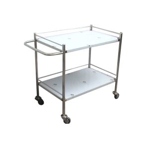 Xe đẩy inox 2 tầng 50 x 80 (không hộc)