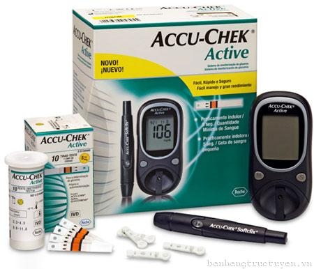 MÁY THỬ ĐƯỜNG HUYẾT ACCUCHECK ACTIVE