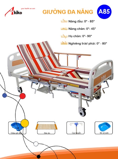 Giường Bệnh Nhân Đa Năng A85