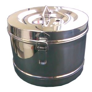 Hộp hấp inox tròn