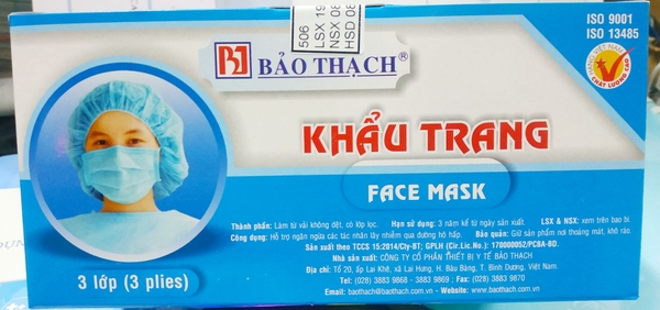 KHẨU TRANG Y TẾ BẢO THẠCH