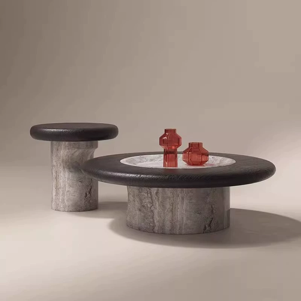 Bàn trà mặt đá BT112 sang trọng cho phòng khách