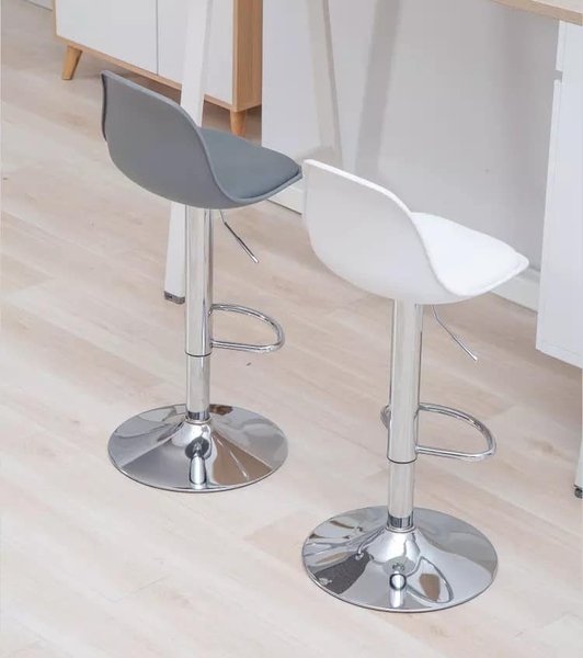 Ghế bar mini chân inox cho căn hộ sang trọng