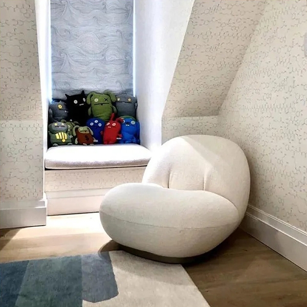 Ghế thư giãn đọc sách bảng nỉ moly pacha