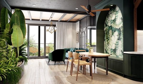 Trend phong cách nội thất 2025 - Phong cách xanh