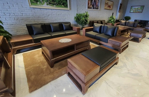 Bộ sofa gỗ đẹp mắt 2023