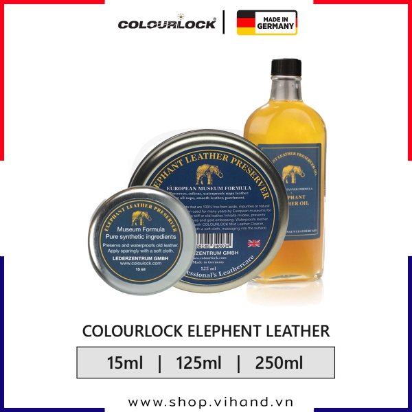 Kem mỡ để bảo dưỡng da thuộc Colourlock Elephant Leather Preserver