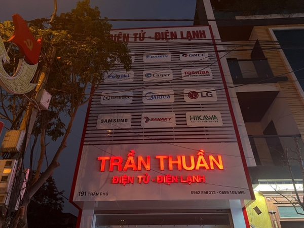 Biển Hiệu Quảng Cáo Đẹp | Điện Tử Điện Lạnh Trần Thuần | Quảng Cáo Ánh Dương