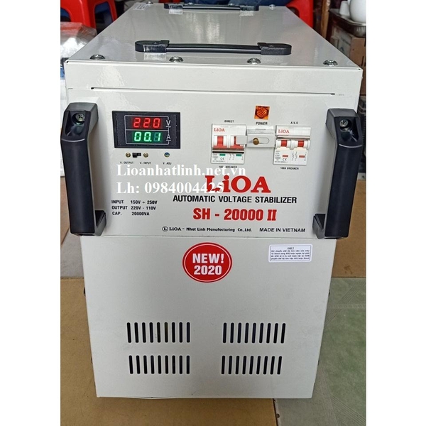 ỔN ÁP LIOA 20KVA - 20KW SH - 20000 II ĐỜI MỚI NHẤT 2024 - 2025 DÂY ĐỒNG 100%