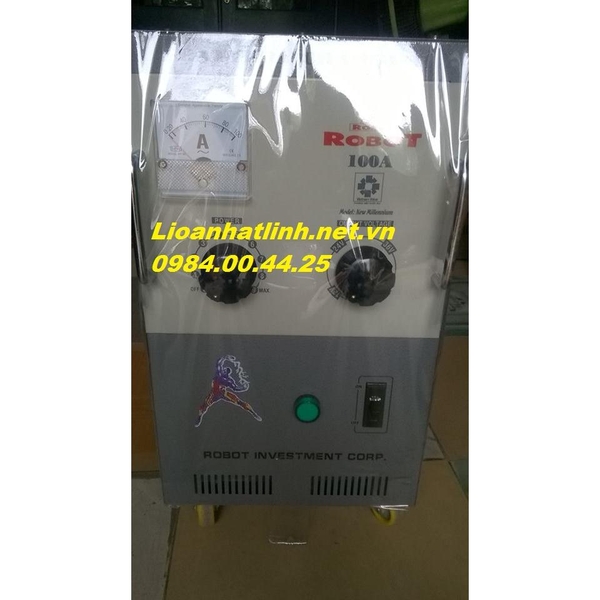 NẠP ẮC QUY ROBOT 100A CÓ TĂNG ĐIỆN