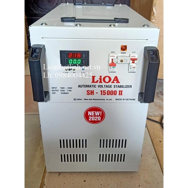 ỔN ÁP LIOA 15KVA - 15KW SH - 15000 II ĐỜI MỚI NHẤT 2024 - 2025 DÂY ĐỒNG 100%