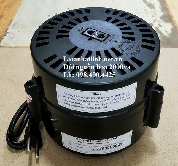 BỘ ĐỔI NGUỒN LIOA 1 PHA 2KVA - 2000W