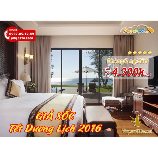 Khuyến Mãi Vinpearl Phú Quốc Resort  - Tết Dương Lịch 2016