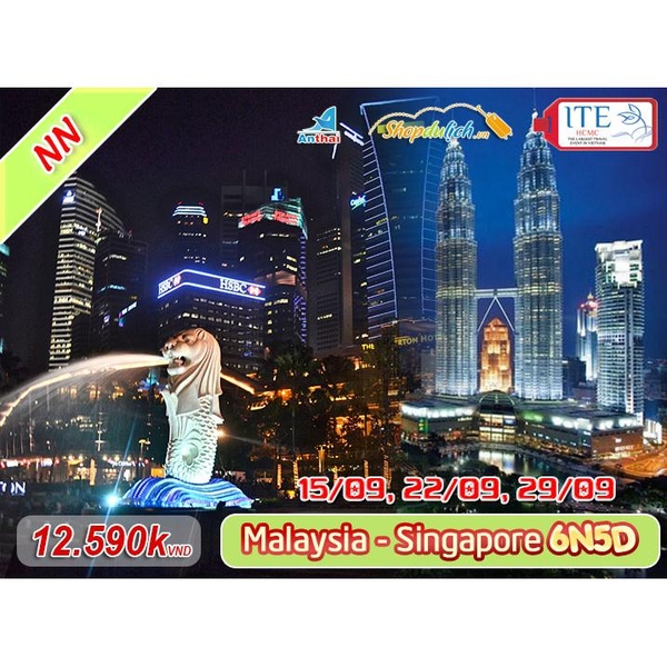 Tour Malaysia - Singapore (6 NGÀY 5 ĐÊM) ITE 2015