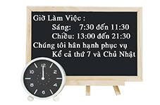 THÔNG BÁO : Giờ làm việc chính của công ty chúng tôi