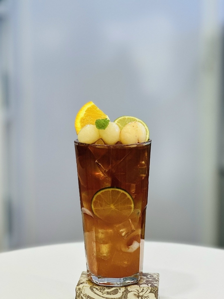 Trà nhãn hoa hồng