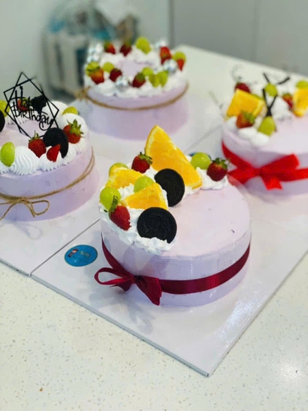 Bánh kem sữa chua vị trái cây