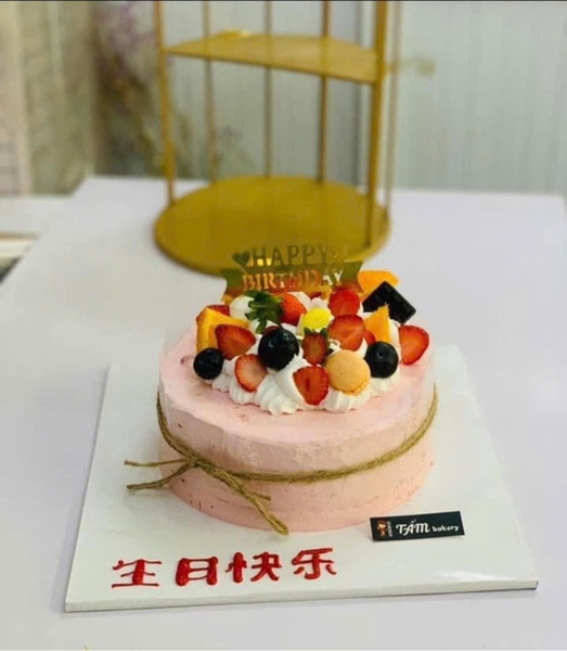 Bánh kem sữa chua vị trái cây