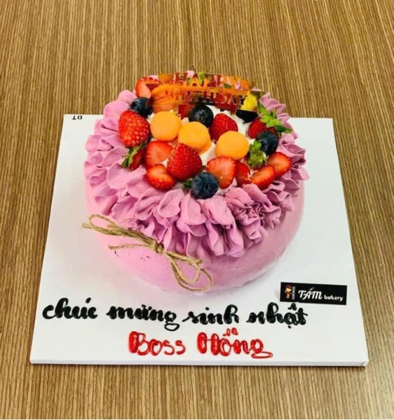 Bánh kem sữa chua vị trái cây